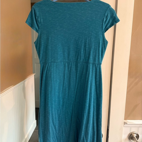 Toad&Co Teal Rosemarie Dress - Picture 2 of 9
